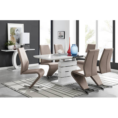 8 seater discount extending dining table